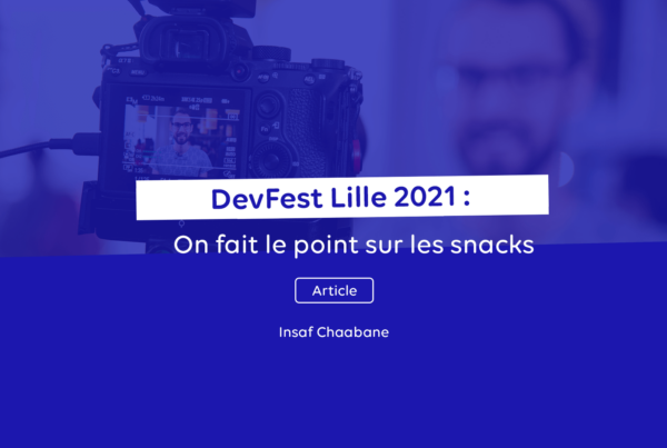 DevFest Lille 2021 article