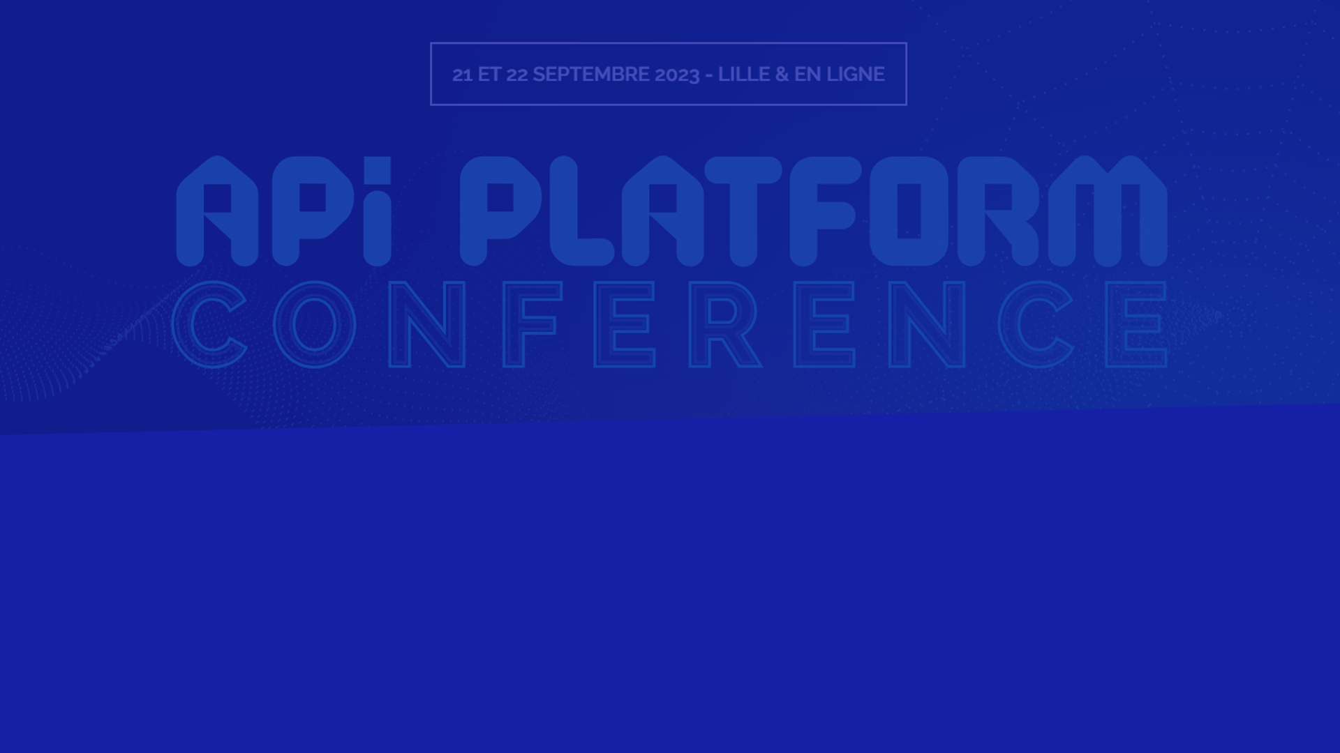 API Platform Conference : ça se passe les 21 et 22 septembre !