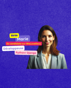 Image d'illustration pour l'interview d'une développeuse qui a trouvé son job grâce à WeLoveDevs