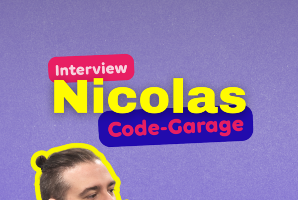apprendre à coder avec code-garage, interview exclusive deu fondateur Nicolas Brondin-Bernard