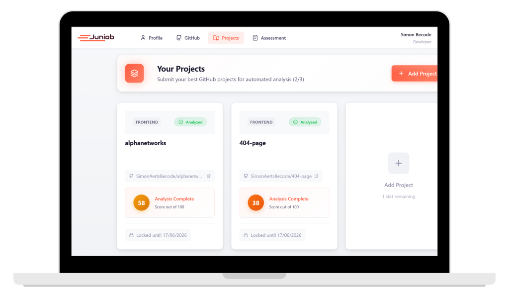 Juniob.io, l'outil pour le recrutement tech des juniors.