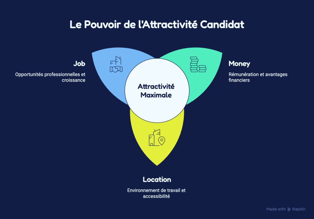 La marque employeur silencieuse sur le triptyque Job / Money / Location